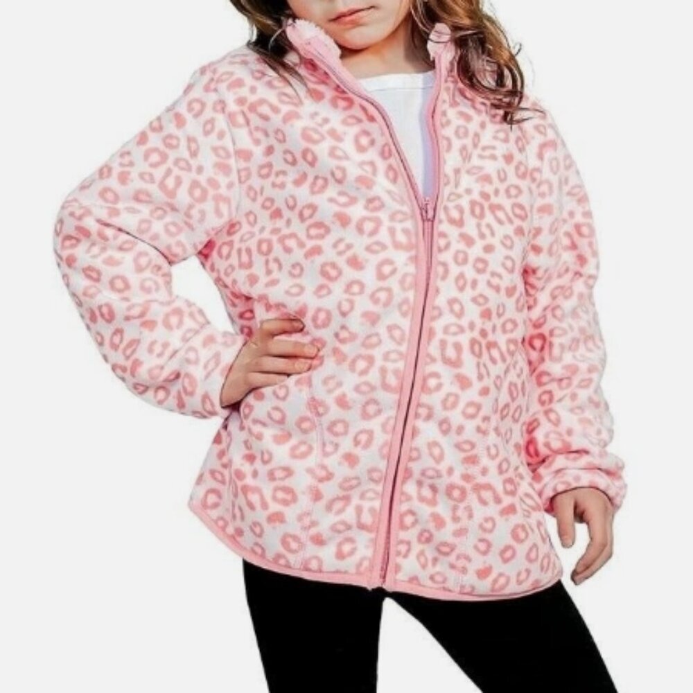 Girls Polar Fleece Jacket Full Zip with Pockets
